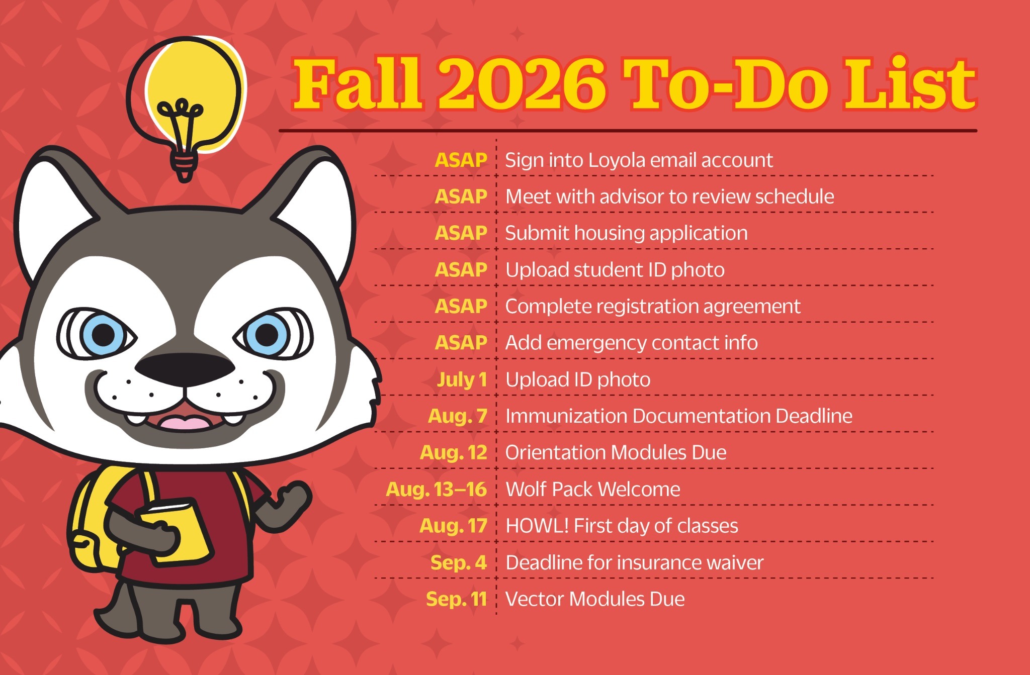 Fall To-Do List